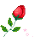 Анимированная роза