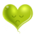 Зелёненькое сердечко